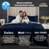 imageUtopia Bedding Deep Pocket Queen Sheet Set  Fits Mattresses Up to 21 inches  4 Piece Bed Sheets Soft Cooling Sheets  Fade ampamp Shrink Resistant  Denim BlueNavy