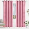 imageUtopia Bedding Blackout Curtains for Bedroom Grommet Window Curtains 63 Inch Length 2 Panels Thermal Insulated Drapes for Living Room Burgundy 52W x 63L InchesPink