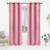 imageUtopia Bedding Blackout Curtains for Bedroom Grommet Window Curtains 63 Inch Length 2 Panels Thermal Insulated Drapes for Living Room Burgundy 52W x 63L InchesPink