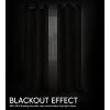 imageUtopia Bedding Blackout Curtains for Bedroom Grommet Window Curtains 63 Inch Length 2 Panels Thermal Insulated Drapes for Living Room Burgundy 52W x 63L InchesWhite
