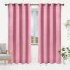 imageUtopia Bedding Blackout Curtains for Bedroom Grommet Window Curtains 63 Inch Length 2 Panels Thermal Insulated Drapes for Living Room Burgundy 52W x 63L InchesPink