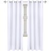 imageUtopia Bedding Blackout Curtains for Bedroom Grommet Window Curtains 63 Inch Length 2 Panels Thermal Insulated Drapes for Living Room Burgundy 52W x 63L InchesWhite