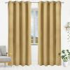 imageUtopia Bedding Blackout Curtains for Bedroom Grommet Window Curtains 63 Inch Length 2 Panels Thermal Insulated Drapes for Living Room Burgundy 52W x 63L InchesBiscotti Beige
