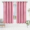 imageUtopia Bedding Blackout Curtains for Bedroom Grommet Window Curtains 63 Inch Length 2 Panels Thermal Insulated Drapes for Living Room Burgundy 52W x 63L InchesPink