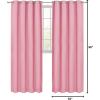 imageUtopia Bedding Blackout Curtains for Bedroom Grommet Window Curtains 63 Inch Length 2 Panels Thermal Insulated Drapes for Living Room Burgundy 52W x 63L InchesPink