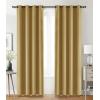 imageUtopia Bedding Blackout Curtains for Bedroom Grommet Window Curtains 63 Inch Length 2 Panels Thermal Insulated Drapes for Living Room Burgundy 52W x 63L InchesBiscotti Beige