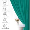 imageUtopia Bedding Blackout Curtains for Bedroom Grommet Window Curtains 63 Inch Length 2 Panels Thermal Insulated Drapes for Living Room Burgundy 52W x 63L InchesTeal