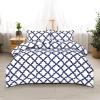 imageUtopia Bedding  Comforter Set with 2 Pillow Shams  3 Pieces Bedding Comforter Sets  Down Alternative Comforter  Soft and Comfortable  Machine Washable Plum QueenWhite Navy