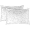 imageUtopia Bedding  Comforter Set with 2 Pillow Shams  3 Pieces Bedding Comforter Sets  Down Alternative Comforter  Soft and Comfortable  Machine Washable Plum QueenVines Grey