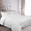 imageUtopia Bedding  Comforter Set with 2 Pillow Shams  3 Pieces Bedding Comforter Sets  Down Alternative Comforter  Soft and Comfortable  Machine Washable Plum QueenVines Grey