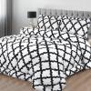 imageUtopia Bedding  Comforter Set with 2 Pillow Shams  3 Pieces Bedding Comforter Sets  Down Alternative Comforter  Soft and Comfortable  Machine Washable Plum QueenWhite Black