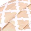 imageUtopia Bedding  Comforter Set with 2 Pillow Shams  3 Pieces Bedding Comforter Sets  Down Alternative Comforter  Soft and Comfortable  Machine Washable Plum QueenQuatrefoil Beige