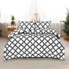 imageUtopia Bedding  Comforter Set with 2 Pillow Shams  3 Pieces Bedding Comforter Sets  Down Alternative Comforter  Soft and Comfortable  Machine Washable Plum QueenWhite Black