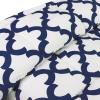 imageUtopia Bedding  Comforter Set with 2 Pillow Shams  3 Pieces Bedding Comforter Sets  Down Alternative Comforter  Soft and Comfortable  Machine Washable Plum QueenWhite Navy