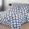 imageUtopia Bedding  Comforter Set with 2 Pillow Shams  3 Pieces Bedding Comforter Sets  Down Alternative Comforter  Soft and Comfortable  Machine Washable Plum QueenWhite Navy