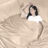 imageUtopia Bedding Full Bed Sheets Set  Bulk Pack of 10 Sheet Sets  Perfect for Spa Hotel ampamp Guest Bedroom  Brushed Microfiber  Shrinkage and Fade Resistant  Easy Care Beige