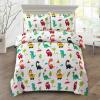 imageUtopia Bedding 3PC Kids Animal Dinosaur Duvet Cover for Teens Boys ampamp Girls  1 Printed Duvet Cover with 2 Pillow Shams  Soft Brushed Microfiber Fabric  No Comforter Dinosaur PrintTwin