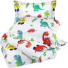 imageUtopia Bedding 3PC Kids Animal Dinosaur Duvet Cover for Teens Boys ampamp Girls  1 Printed Duvet Cover with 2 Pillow Shams  Soft Brushed Microfiber Fabric  No Comforter Dinosaur PrintTwin