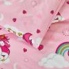 imageUtopia Bedding 3Piece Kids Unicorn Duvet Cover Set  1 Printed Duvet Cover with 2 Pillow Shams  Soft Brushed Microfiber Fabric  Shrinkage ampamp Fade Resistant  No Comforter Unicorn Print Twin