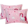 imageUtopia Bedding 3Piece Kids Unicorn Duvet Cover Set  1 Printed Duvet Cover with 2 Pillow Shams  Soft Brushed Microfiber Fabric  Shrinkage ampamp Fade Resistant  No Comforter Unicorn Print Twin
