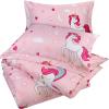 imageUtopia Bedding 3Piece Kids Unicorn Duvet Cover Set  1 Printed Duvet Cover with 2 Pillow Shams  Soft Brushed Microfiber Fabric  Shrinkage ampamp Fade Resistant  No Comforter Unicorn Print Twin