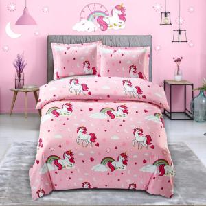 imageUtopia Bedding 3Piece Kids Unicorn Duvet Cover Set  1 Printed Duvet Cover with 2 Pillow Shams  Soft Brushed Microfiber Fabric  Shrinkage ampamp Fade Resistant  No Comforter Unicorn Print Twin