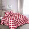 imageUtopia Bedding Twin Comforter Set Red Printed Comforters Twin Size 2 Piece Lightweight All Season Down Alternative Bedding Set with 1 Comforter 64 x 88 in and 1 Pillow Shams 20 x 26 in