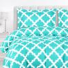 imageUtopia Bedding  Comforter Set with 2 Pillow Shams  3 Pieces Bedding Comforter Sets  Down Alternative Comforter  Soft and Comfortable  Machine Washable Aqua Queen
