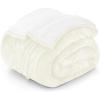 imageUtopia Bedding Sherpa Blanket California King Size Ivory 102x96 Inches  Soft Plush Fleece Reversible Blanket for Bed Sofa Couch Camping and Travel