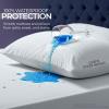 imageUtopia Bedding Waterproof Mattress Protector Set Twin Sheet Set Deep Pocket Soft and Breathable Includes 1 Fitted Style Mattress Cover and 1 Zippered Pillow Protector1