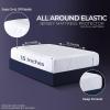 imageUtopia Bedding Waterproof Mattress Protector Set Twin Sheet Set Deep Pocket Soft and Breathable Includes 1 Fitted Style Mattress Cover and 1 Zippered Pillow Protector1