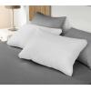 imageUtopia Bedding Cotton Gusseted Pillow 2Pack  Luxury Side Sleeper Pillows for Sleeping  Bed Pillows King 18 x 36 inches  WhiteWhite