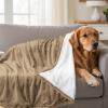 imageUtopia Bedding Sherpa Blanket Twin Size Camel 60x80 Inches  Soft Lightweight Plush Fleece Reversible Winter Blanket for Bed Sofa Couch Camping and Travel