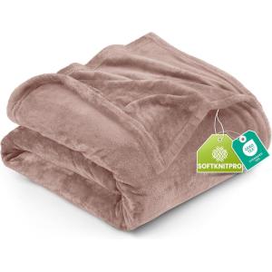 imageUtopia Bedding Fleece Blanket Twin Size Rose Pink 300GSM Luxury AntiStatic Fuzzy Soft Microfiber Bed Blanket 60x80 Inch