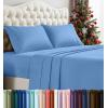 imageUtopia Bedding Twin Sheet Set  3 Piece Bed Sheets for Twin Size Bed Soft and Breathable Microfiber Includes 1 Fitted Sheet 1 Flat Sheet and 1 Pillowcase GreyDutch Blue