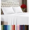 imageUtopia Bedding Twin Sheet Set  3 Piece Bed Sheets for Twin Size Bed Soft and Breathable Microfiber Includes 1 Fitted Sheet 1 Flat Sheet and 1 Pillowcase GreyWhite