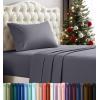 imageUtopia Bedding Twin Sheet Set  3 Piece Bed Sheets for Twin Size Bed Soft and Breathable Microfiber Includes 1 Fitted Sheet 1 Flat Sheet and 1 Pillowcase GreyGrey