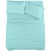 imageUtopia Bedding Twin Sheet Set  3 Piece Bed Sheets for Twin Size Bed Soft and Breathable Microfiber Includes 1 Fitted Sheet 1 Flat Sheet and 1 Pillowcase GreySpa Blue