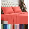 imageUtopia Bedding Twin Sheet Set  3 Piece Bed Sheets for Twin Size Bed Soft and Breathable Microfiber Includes 1 Fitted Sheet 1 Flat Sheet and 1 Pillowcase GreyCoral