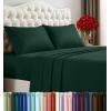 imageUtopia Bedding Twin Sheet Set  3 Piece Bed Sheets for Twin Size Bed Soft and Breathable Microfiber Includes 1 Fitted Sheet 1 Flat Sheet and 1 Pillowcase GreyEmerald Green