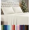 imageUtopia Bedding Twin Sheet Set  3 Piece Bed Sheets for Twin Size Bed Soft and Breathable Microfiber Includes 1 Fitted Sheet 1 Flat Sheet and 1 Pillowcase GreyIvory