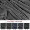 image:imageUtopia Bedding Grey Fleece Blanket Twin Size Lightweight Fuzzy Soft AntiStatic Microfiber Bed Blanket 60x80 Inch