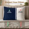 image:imageUtopia Bedding Zippered Pillowcases  Pack of 4  Soft Brushed Microfiber Fabric  Wrinkle Shrinkage and Fade Resistant Pillow Covers King Navy