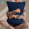 image:imageUtopia Bedding Zippered Pillowcases  Pack of 4  Soft Brushed Microfiber Fabric  Wrinkle Shrinkage and Fade Resistant Pillow Covers King Navy