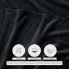 image:imageUtopia Bedding Black Fleece Blanket Throw Size Lightweight Fuzzy Soft AntiStatic Microfiber Bed Blanket 60x50 InchSolid  Black