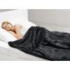 image:imageUtopia Bedding Black Fleece Blanket Throw Size Lightweight Fuzzy Soft AntiStatic Microfiber Bed Blanket 60x50 InchSolid  Black