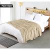 image:imageUtopia Bedding Black Fleece Blanket Throw Size Lightweight Fuzzy Soft AntiStatic Microfiber Bed Blanket 60x50 InchSolid  Camel