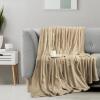 image:imageUtopia Bedding Black Fleece Blanket Throw Size Lightweight Fuzzy Soft AntiStatic Microfiber Bed Blanket 60x50 InchSolid  Camel