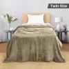 image:imageUtopia Bedding Black Fleece Blanket Throw Size Lightweight Fuzzy Soft AntiStatic Microfiber Bed Blanket 60x50 InchSolid  Camel