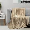 image:imageUtopia Bedding Black Fleece Blanket Throw Size Lightweight Fuzzy Soft AntiStatic Microfiber Bed Blanket 60x50 InchSolid  Camel